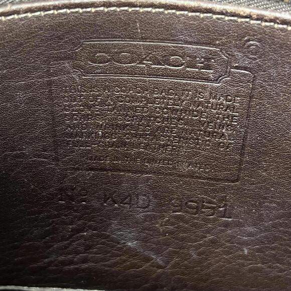 Coach Vintage 9951 Legacy Patricia Flap Bag Brown Glovetanned Leather Crossbody - Picture 8 of 9